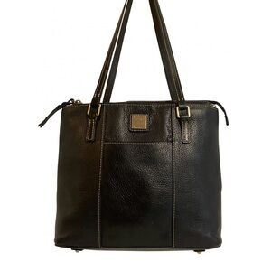 Dooney bourke Black Leather Tote Bag